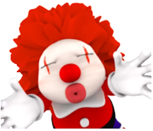 😘 Стикер «Clown» для Telegram
