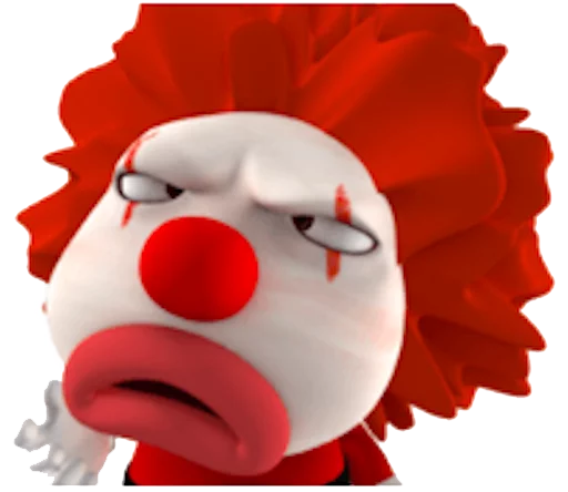 😑 Стикер «Clown» для Telegram