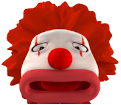 😟 Стикер «Clown» для Telegram