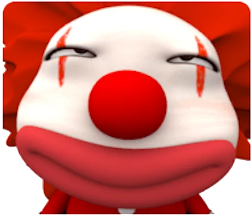 😕 Стикер «Clown» для Telegram