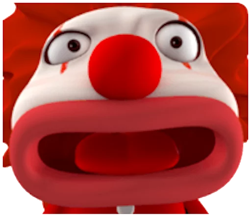 😵 Стикер «Clown» для Telegram