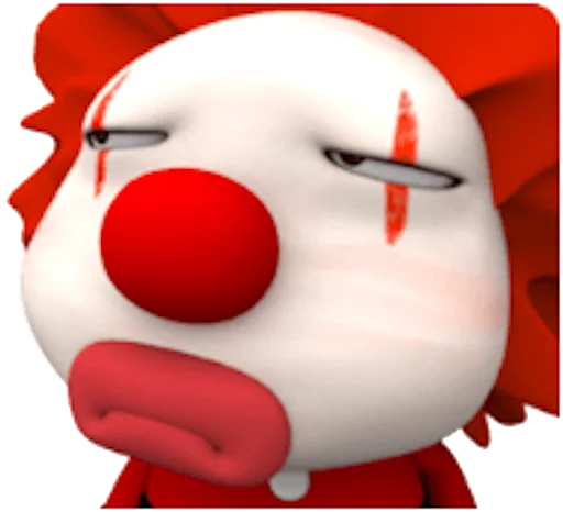 😒 Стикер «Clown» для Telegram