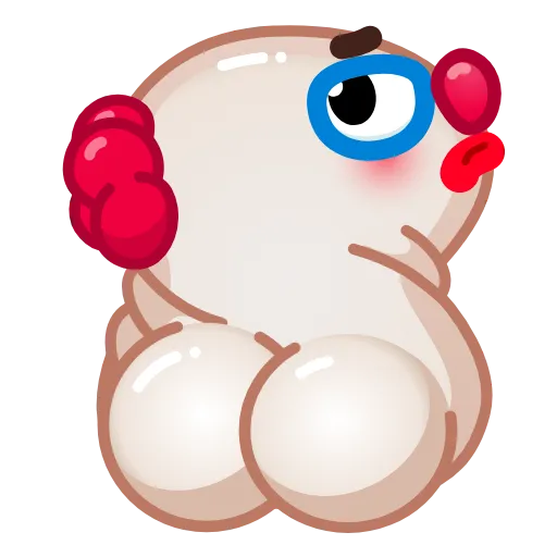 😝 Стикер «Clown emoji» для Telegram
