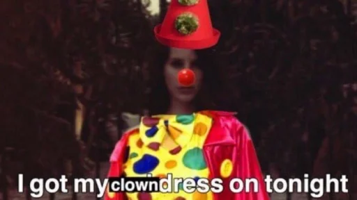 🤡 Стикер «clown circus» для Telegram