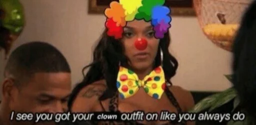 🤡 Стикер «clown circus» для Telegram