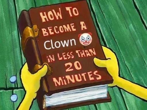 🤡 Стикер «clown circus» для Telegram