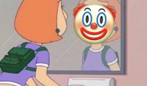 🤡 Стикер «clown circus» для Telegram