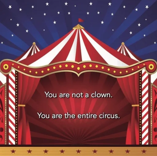 🤡 Стикер «clown circus» для Telegram