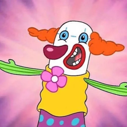 🤡 Стикер «clown circus» для Telegram