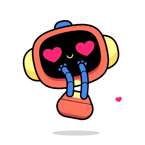 🥰 Стикер «Clyde Bot» для Telegram