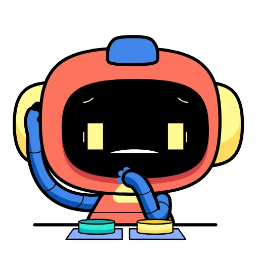 ❔ Стикер «Clyde Bot» для Telegram