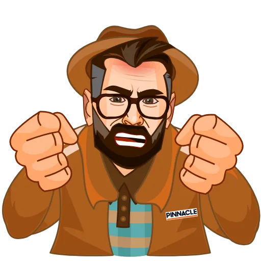 🤬 Эмодзи «джентельмен - тренер» для Telegram