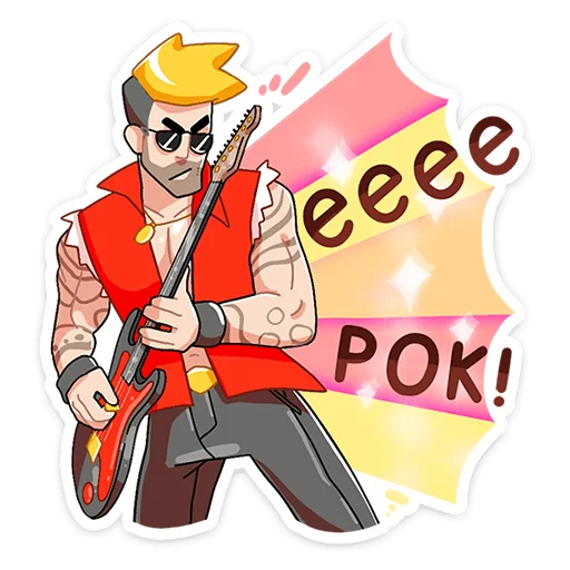 🤟 Стикер «Мир Музыки» для Telegram