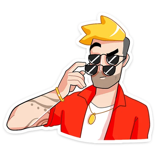 😎 Стикер «Мир Музыки» для Telegram