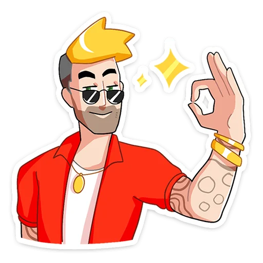 👌 Стикер «Мир Музыки» для Telegram