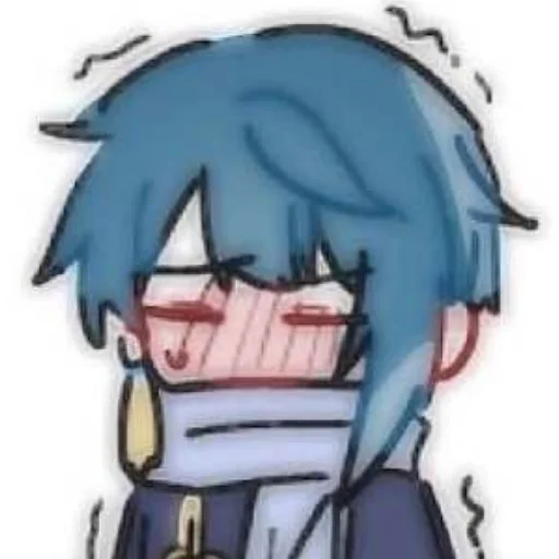 😖 Стикер «Anime Аниме» для Telegram