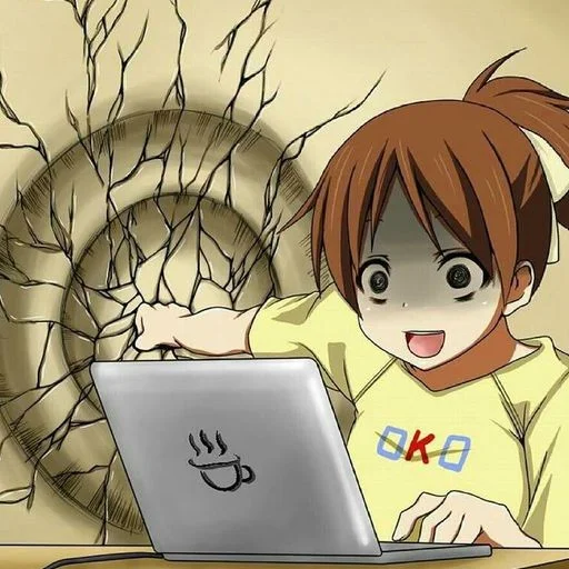 🤬 Стикер «Anime Аниме» для Telegram