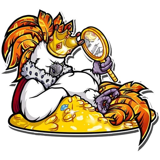 🤴 Стикер «Какаду Петька» для Telegram