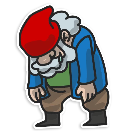 😭 Стикер «Гномы-хуекрады» для Telegram