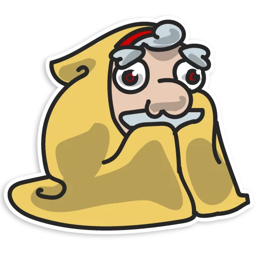 ☹ Стикер «Гномы-хуекрады» для Telegram