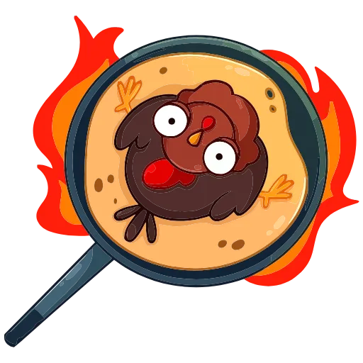 🥞 Эмодзи «Петушок Петя» для Telegram
