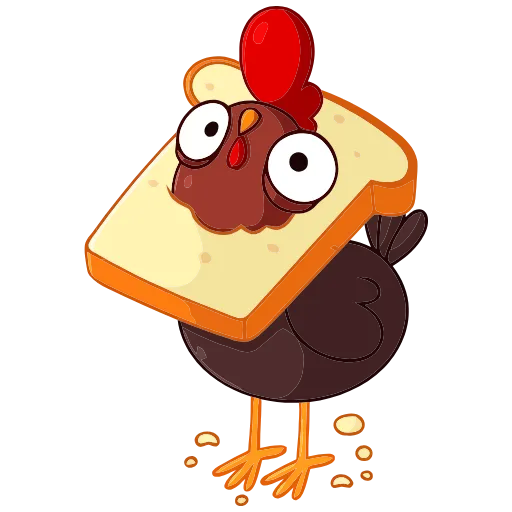 🍞 Эмодзи «Петушок Петя» для Telegram
