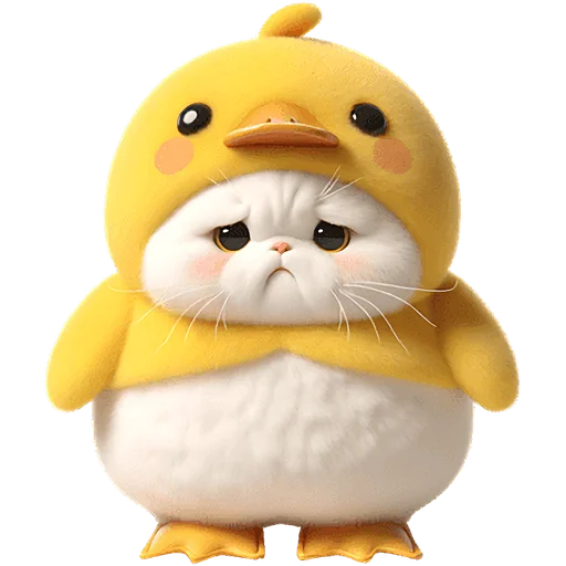 😔 Стикер «Котята утята» для Telegram