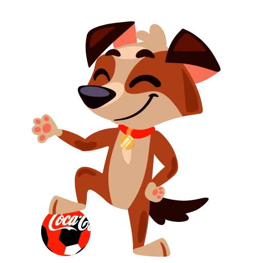 😃 Стикер «Coca-Cola» для Telegram