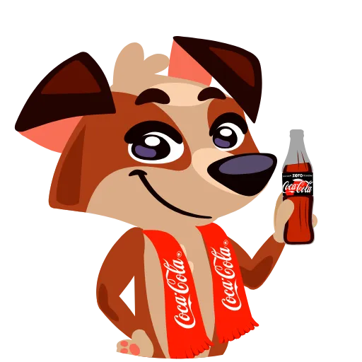 Стикерпак Coca-Cola для Telegram