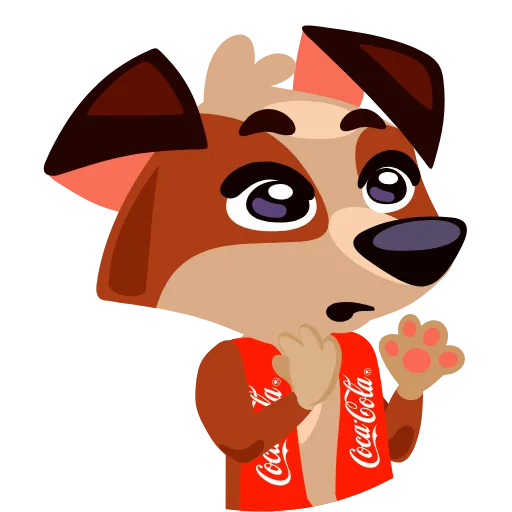 😃 Стикер «Coca-Cola» для Telegram