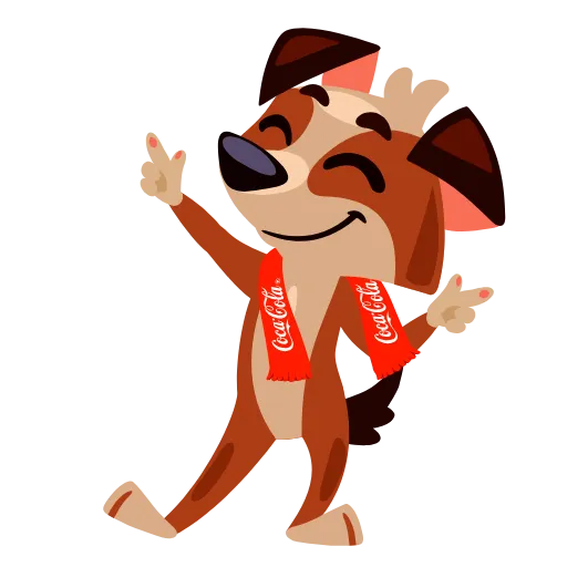 😃 Стикер «Coca-Cola» для Telegram
