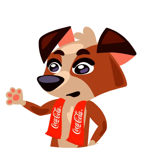😃 Стикер «Coca-Cola» для Telegram