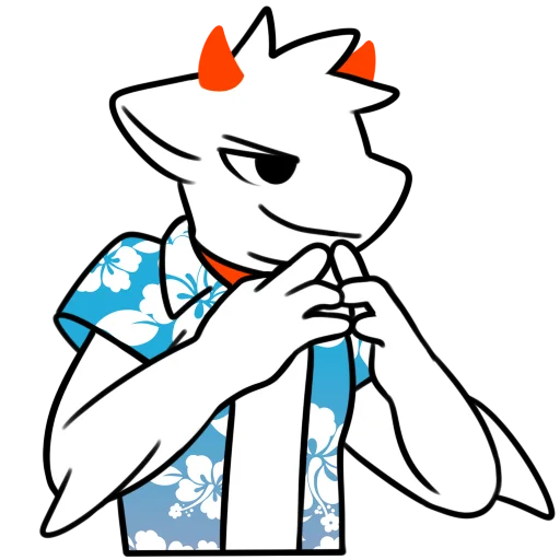 😈 Стикер «coco shark» для Telegram