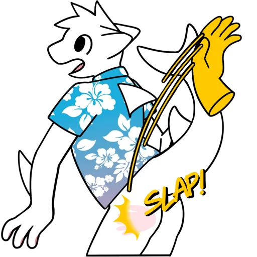 😝 Стикер «coco shark» для Telegram