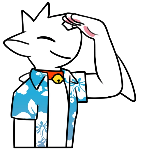 🐶 Стикер «coco shark» для Telegram