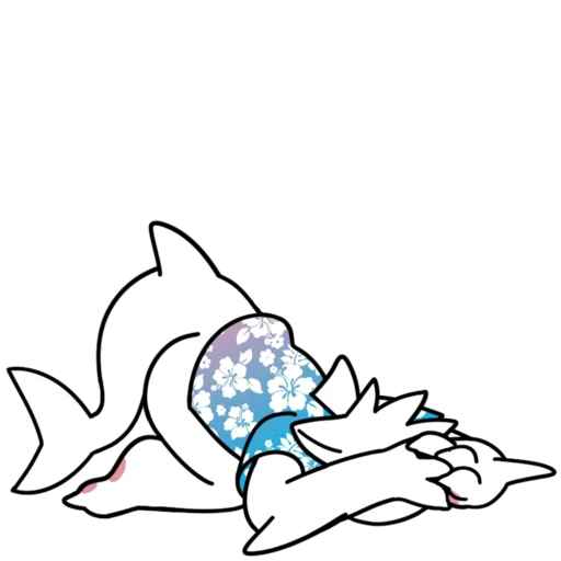 😖 Стикер «coco shark» для Telegram