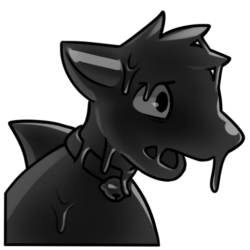 ⬛️ Стикер «coco shark» для Telegram