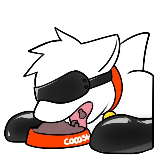 🐕 Стикер «coco shark» для Telegram