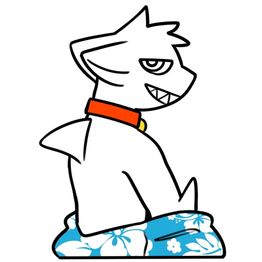 🌀 Стикер «coco shark» для Telegram