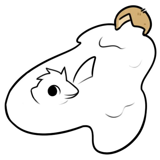 🥥 Стикер «coco shark» для Telegram