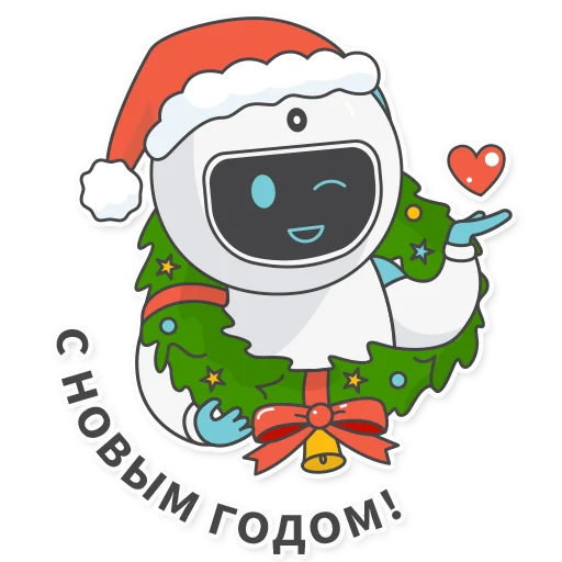 🎄 Стикер «Cody» для Telegram