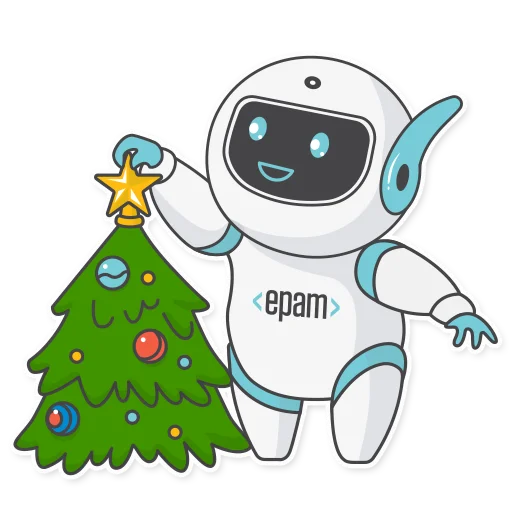 🎄 Стикер «Cody» для Telegram