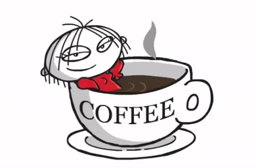 ☕ Стикер «Coffee» для Telegram