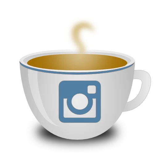 ✏️ Стикер «Горячий кофе» для Telegram