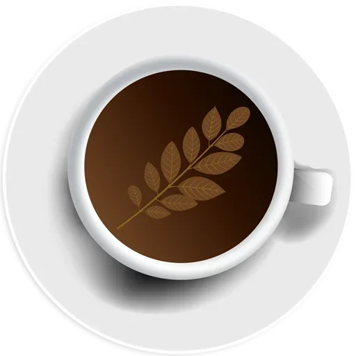 🌿 Стикер «Coffee Smile» для Telegram