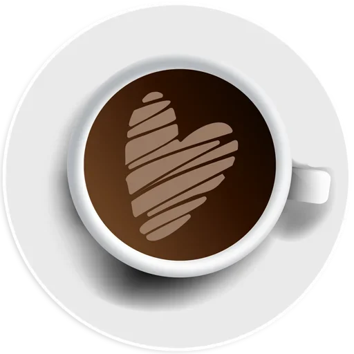 💓 Стикер «Coffee Smile» для Telegram