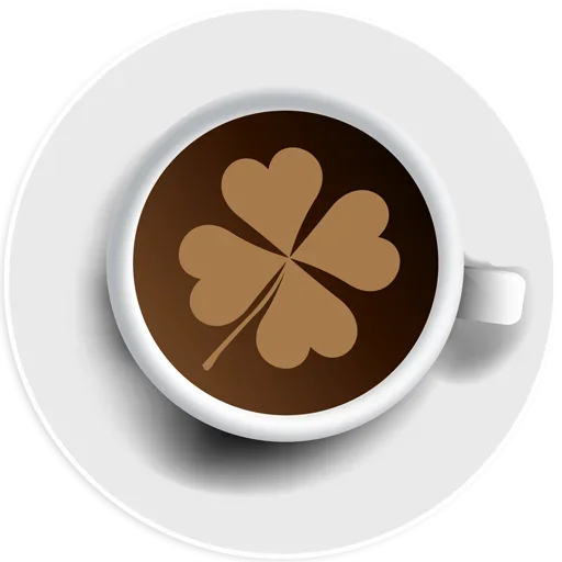 🍀 Стикер «Coffee Smile» для Telegram