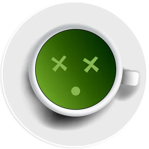 🤢 Стикер «Coffee Smile» для Telegram