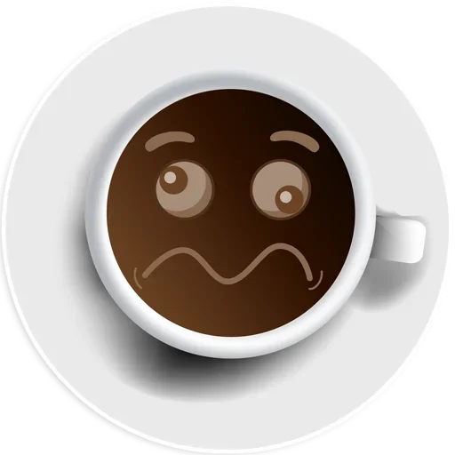 🥴 Стикер «Coffee Smile» для Telegram