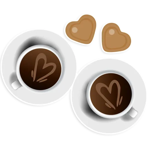 💞 Стикер «Coffee Smile» для Telegram